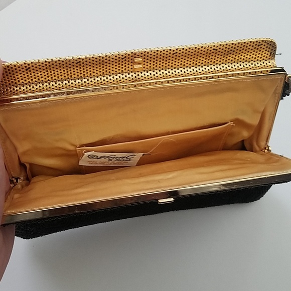 Vintage hand-beaded handbag with Italian beads - Picture 4 of 8